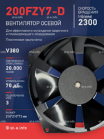 Вентилятор  200FZY7-D  - st-e.info - Калининград