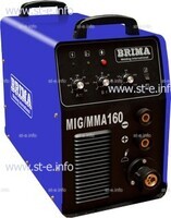 Сварочный полуавтомат инверторный одноблочный Brima MIG/MMA-160 - st-e.info - Калининград