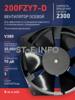Вентилятор  200FZY7-D  - st-e.info - Калининград