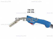 Горелка для полуавтоматической сварки TBi 250-blue-ESG, длина 3 метра - st-e.info - Калининград