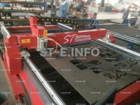 Портальный станок скоростной плазменной резки метала ST-1325UF - st-e.info - Калининград