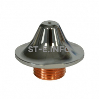 Сопло одинарное хромированное 1,2 мм арт. 1572362-1,2 - st-e.info - Калининград