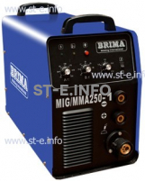 Сварочный инверторный полуавтомат Brima MIG/MMA-250-1 (380)  - st-e.info - Калининград