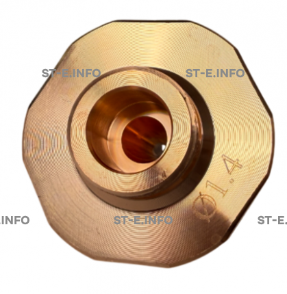 Сопло шестигранное для лазерной резки д.1,2мм арт. BD32-15-12-S - st-e.info - Калининград