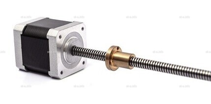 Шаговый двигатель 42HSL48-1204JA08-E150 (Tr8*8) - st-e.info - Калининград