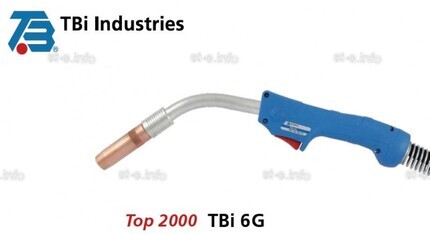 Горелка для полуавтоматической сварки TBI 6G-S-blue-ESG, длина 3 метра - st-e.info - Калининград