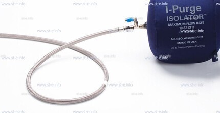 Односторонняя заглушка с трубкой и клапаном ISO 42" (1066 mm)  - st-e.info - Калининград