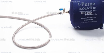 Односторонняя заглушка с трубкой и клапаном ISO 46" (1168 mm)  - st-e.info - Калининград