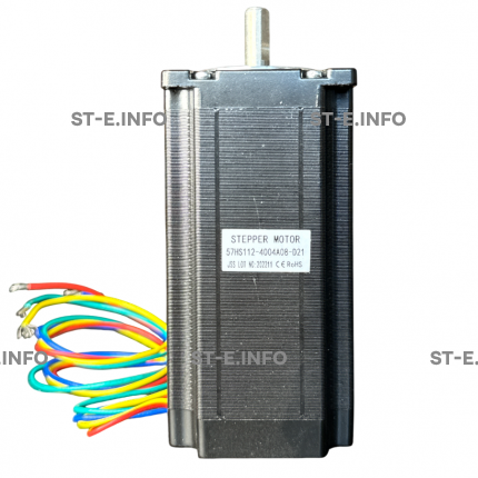 Двухфазный шаговый двигатель 57HS112-4004А08-D21 вал 8,0 мм - st-e.info - Калининград