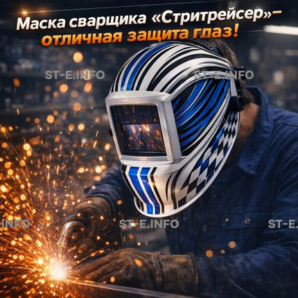Маска сварщика хамелеон "Стритрейсер" (YXE-958I PRO) - st-e.info - Калининград
