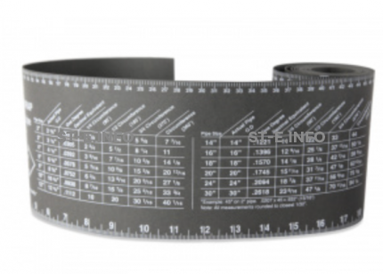 Лента для разметки труб 128mm*3300mm - st-e.info - Калининград